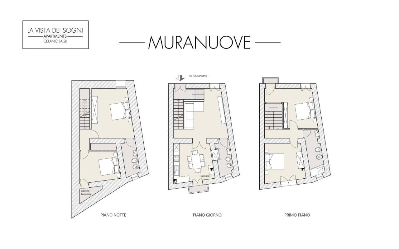 Lavistadeisogni Muranuove Celano Ngoại thất bức ảnh